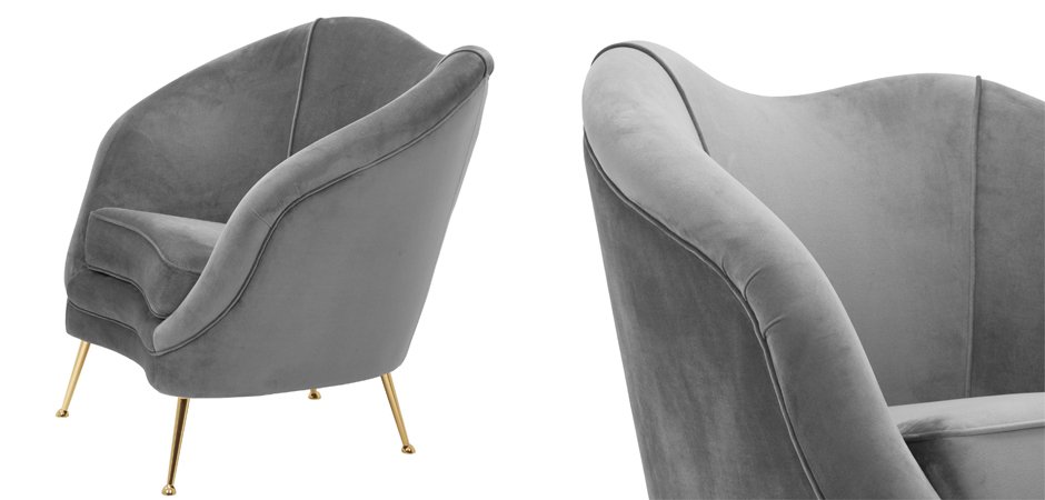 Кресло Eichholtz Chair Cambiano Grey
