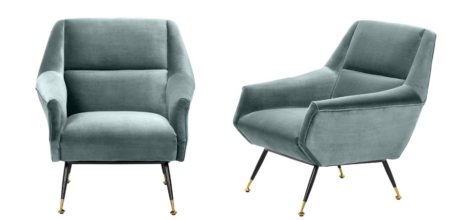 Кресло Eichholtz Chair Exile Turquoise