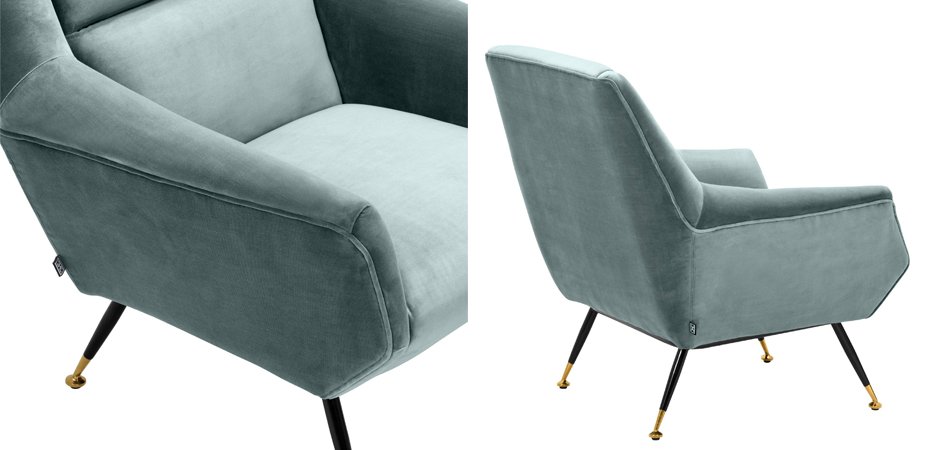 Кресло Eichholtz Chair Exile Turquoise