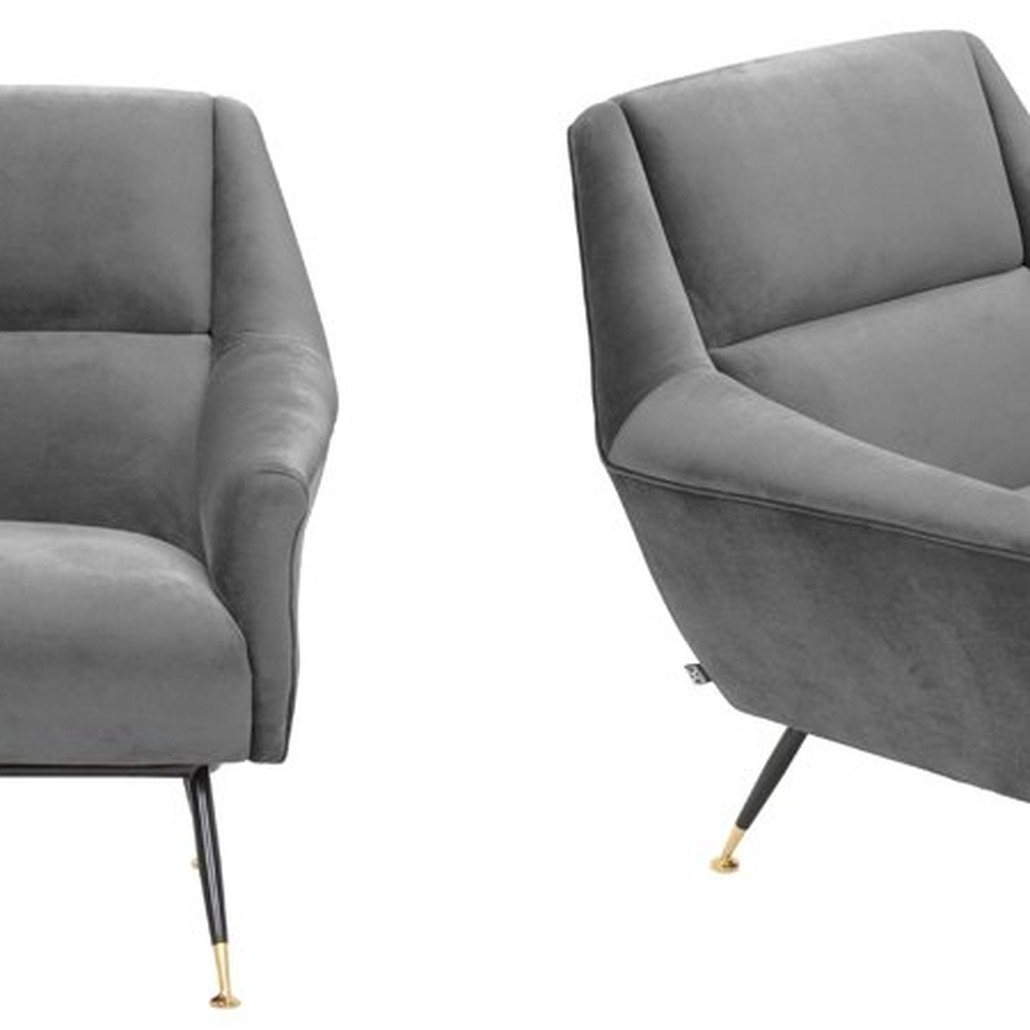 Кресло Eichholtz Chair Exile Grey