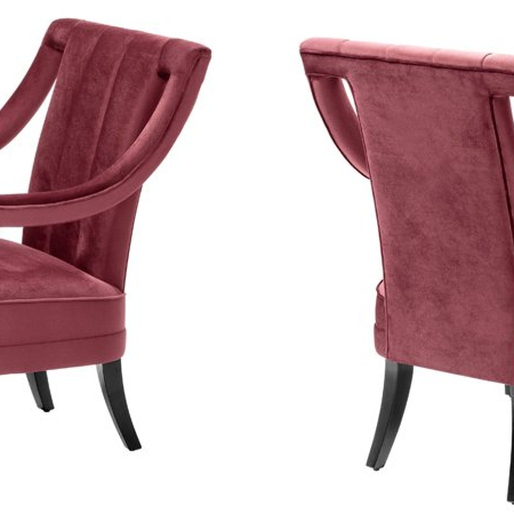 Кресло Eichholtz Chair Ermitage Bordeaux