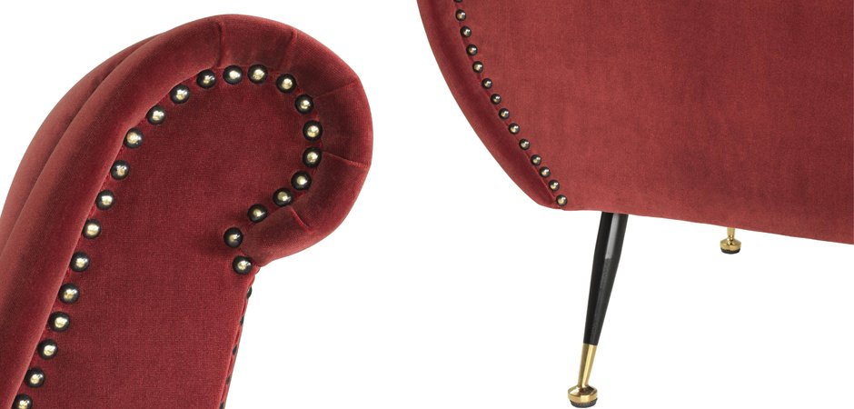 Кресло Eichholtz Chair Giardino Wine Red