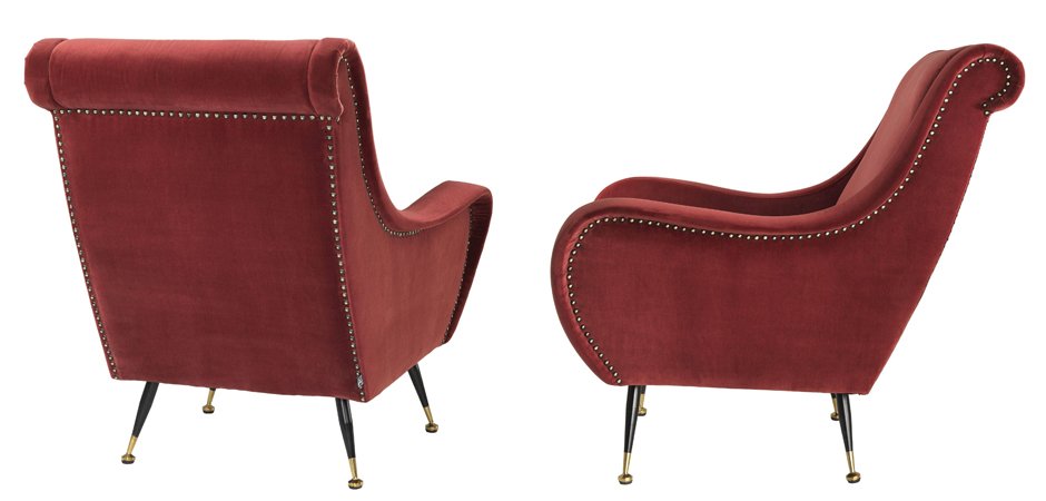 Кресло Eichholtz Chair Giardino Wine Red