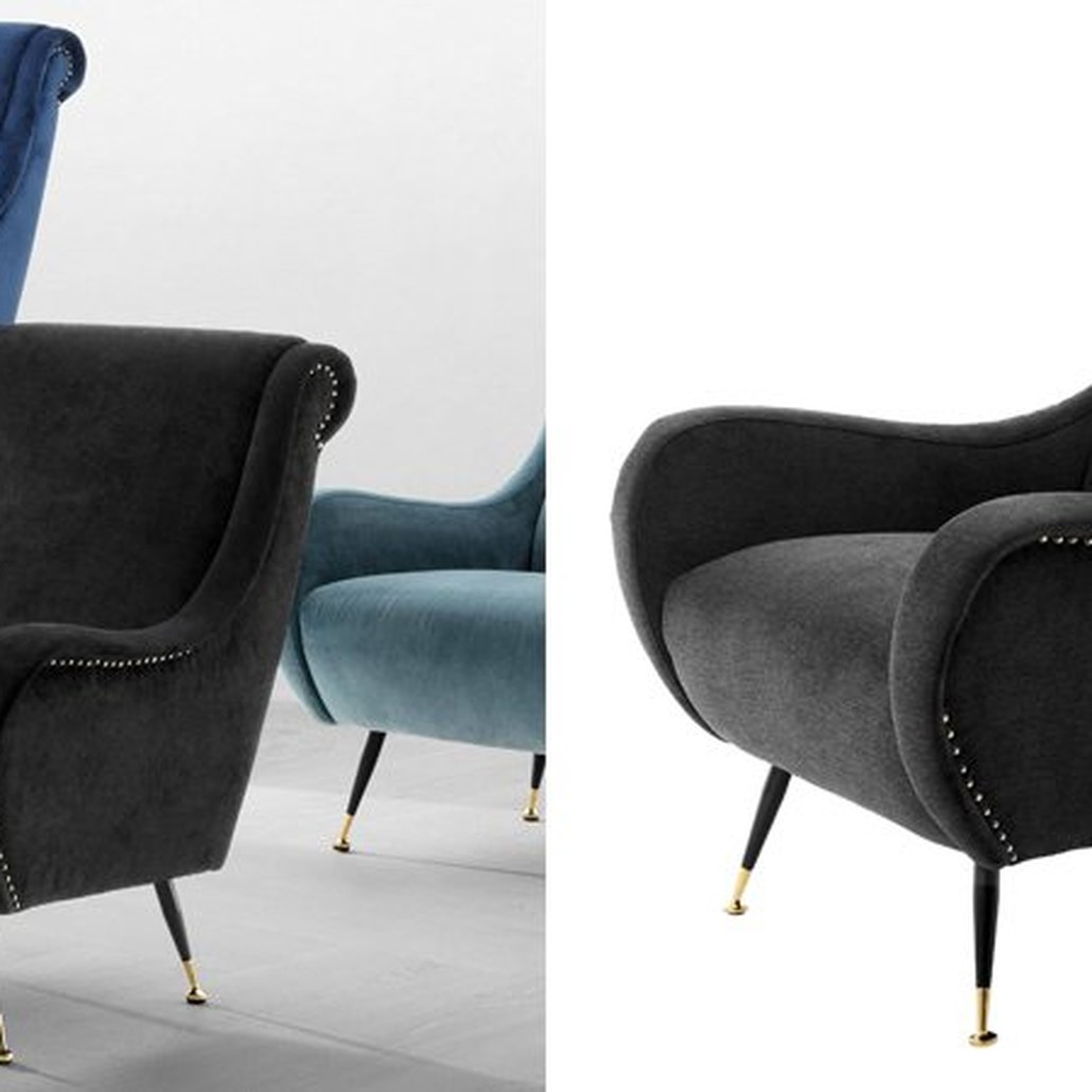 Кресло Eichholtz Chair Giardino Black