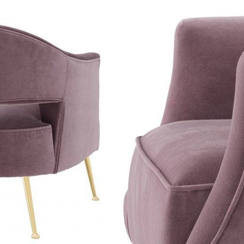 Кресло Eichholtz Chair Domaine Lilac