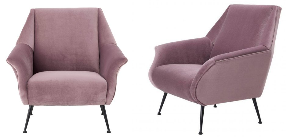 Кресло Eichholtz Chair Trezzo Lilac