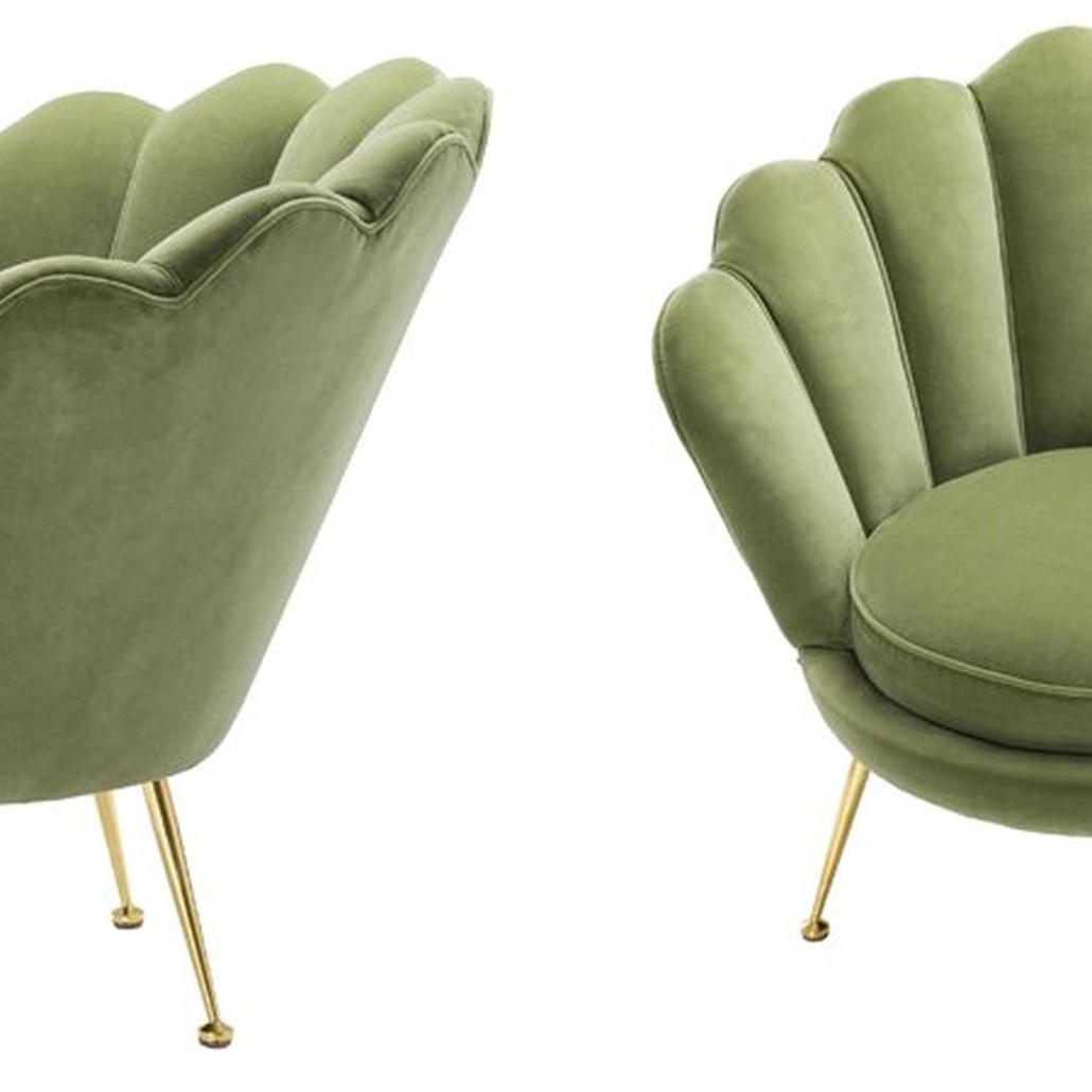 Кресло Eichholtz Chair Trapezium Light Green