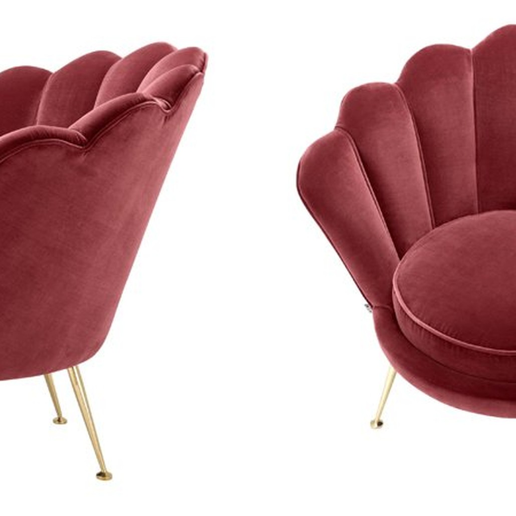 Кресло Eichholtz Chair Trapezium Wine Red