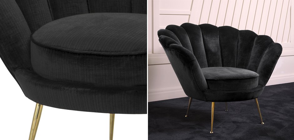 Кресло Eichholtz Chair Trapezium Black