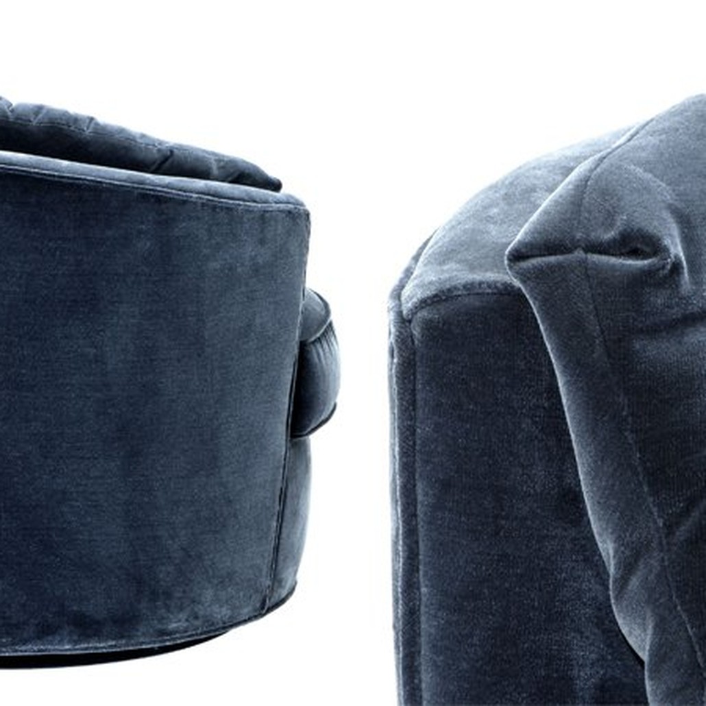 Кресло Eichholtz Chair Recla Blue