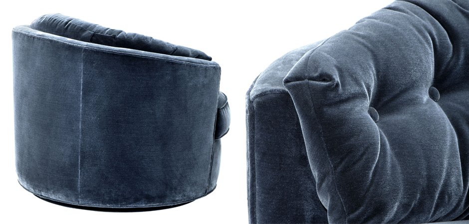 Кресло Eichholtz Chair Recla Blue