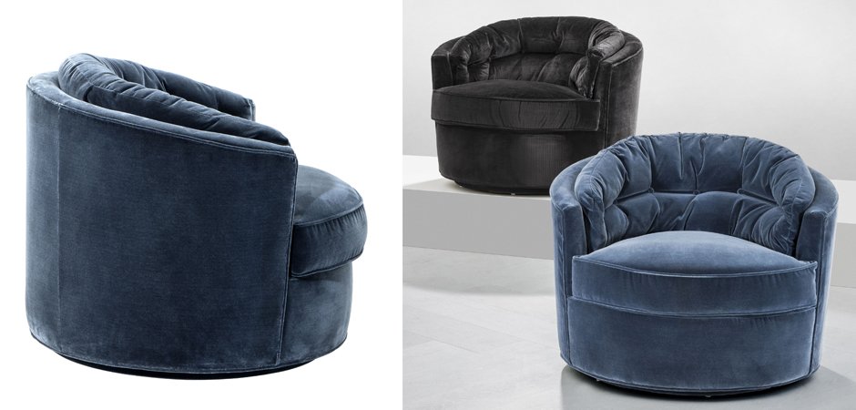 Кресло Eichholtz Chair Recla Blue