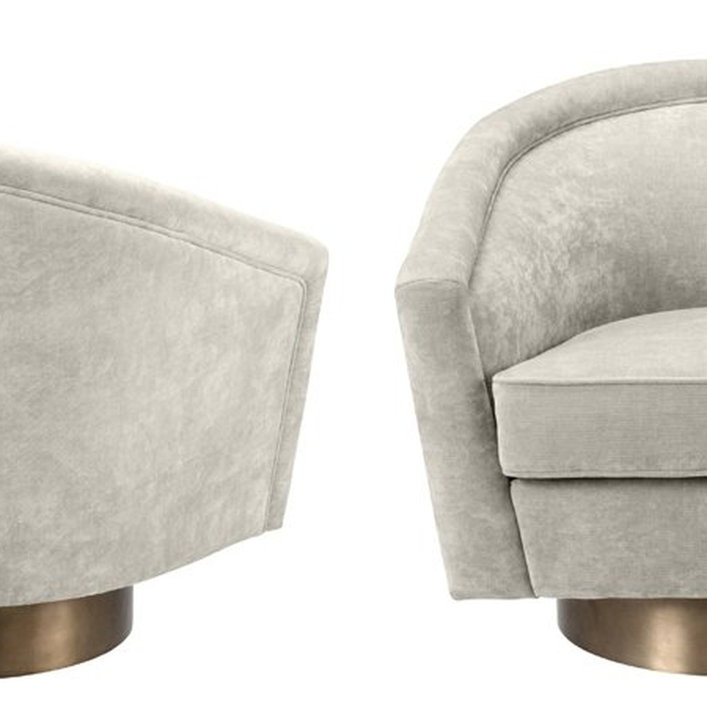 Кресло Eichholtz Swivel Chair Catene Sand