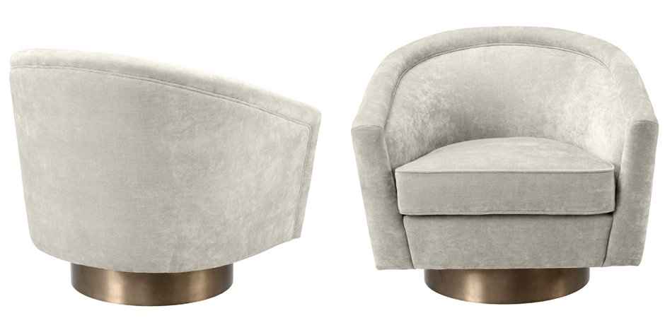 Кресло Eichholtz Swivel Chair Catene Sand