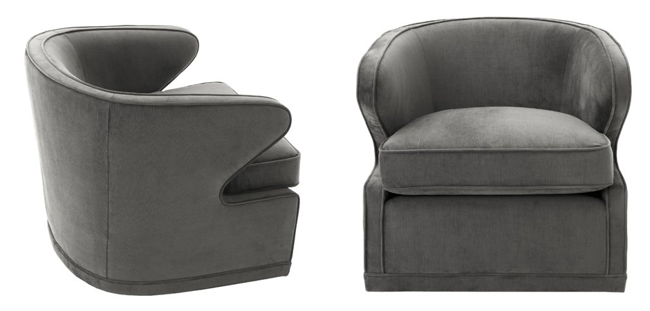 Кресло Eichholtz Chair Dorset Grey
