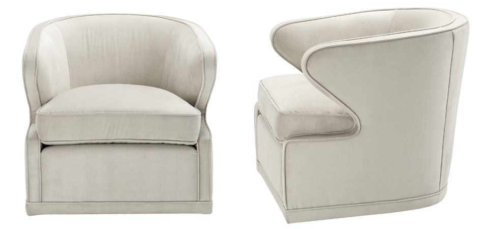 Кресло Eichholtz Chair Dorset Pebble Grey