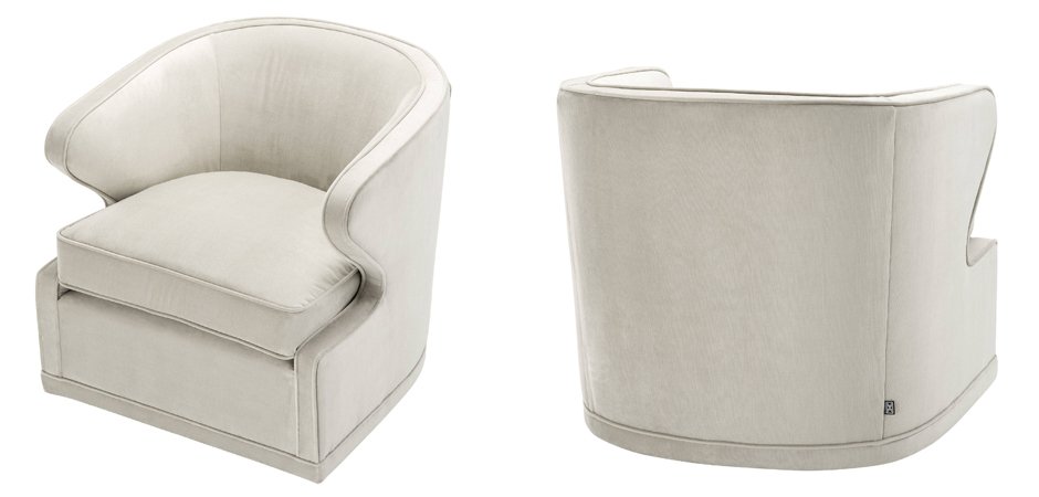 Кресло Eichholtz Chair Dorset Pebble Grey