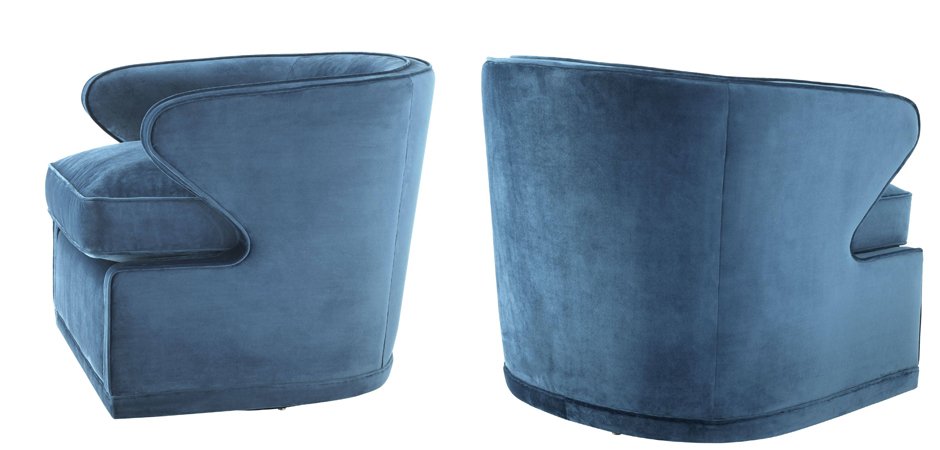 Кресло Eichholtz Chair Dorset Blue