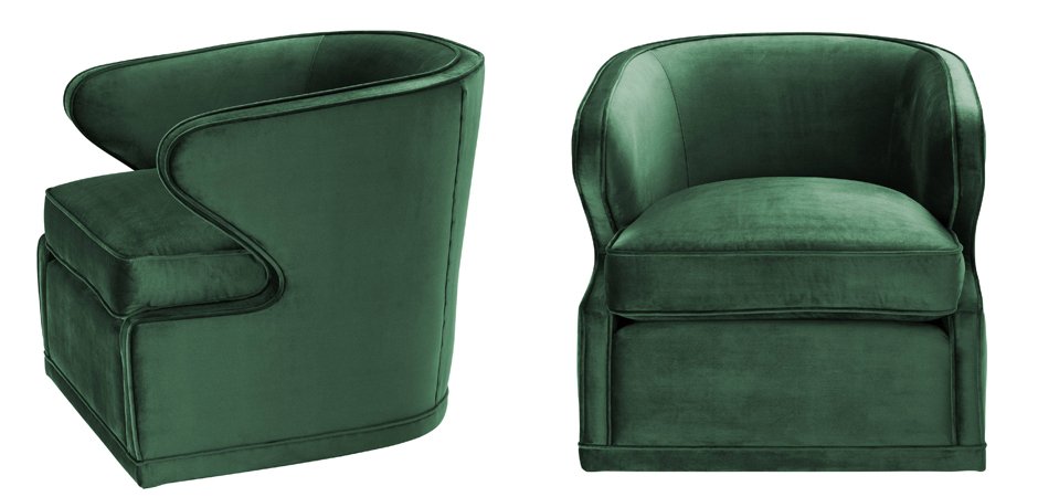 Кресло Eichholtz Chair Dorset Green
