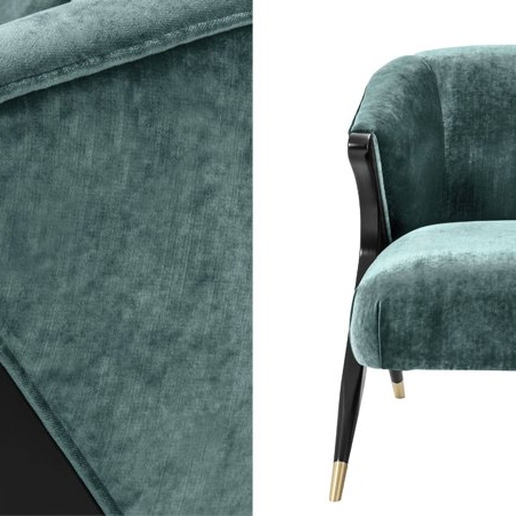 Кресло Eichholtz Chair Pavone Aegean Green