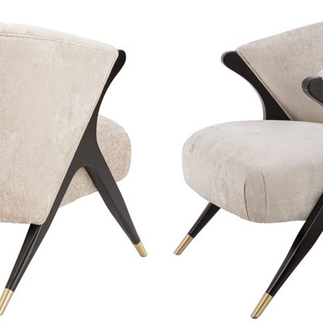 Кресло Eichholtz Chair Pavone White