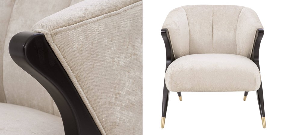 Кресло Eichholtz Chair Pavone White