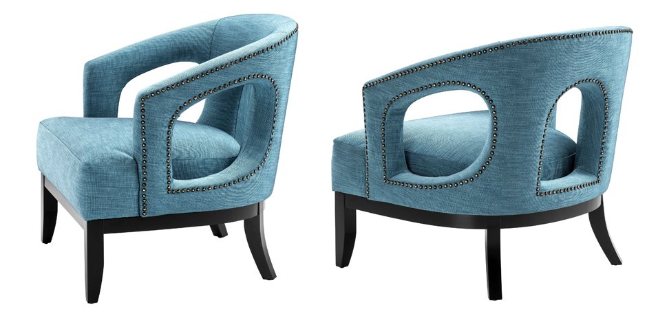 Кресло Eichholtz Chair Adam Turquoise