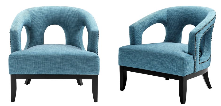 Кресло Eichholtz Chair Adam Turquoise