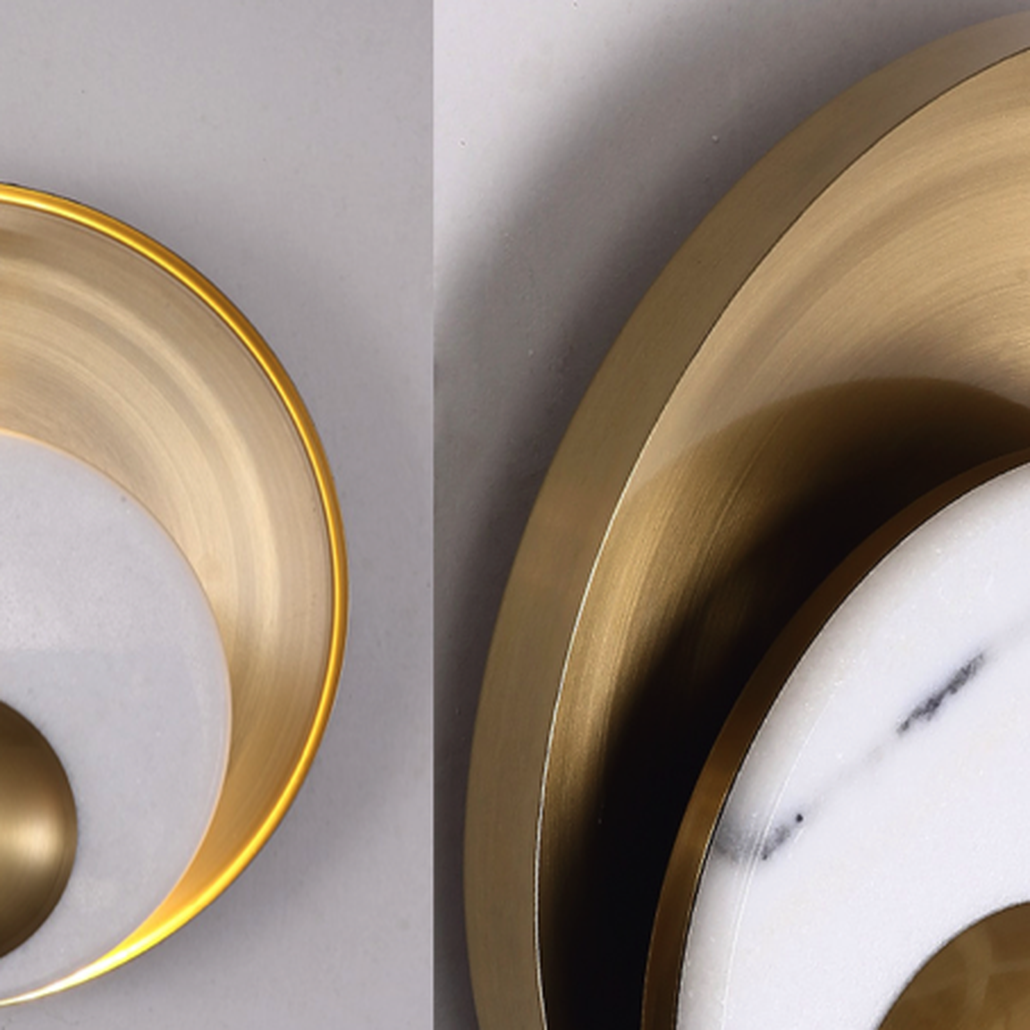 Бра Ginger & Jagger Pearl WALL LAMP round gold
