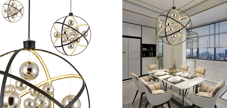 Люстра Atomic nucleus Chandelier