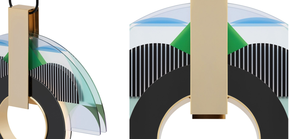Люстра Miami art deco inspires pendant lights