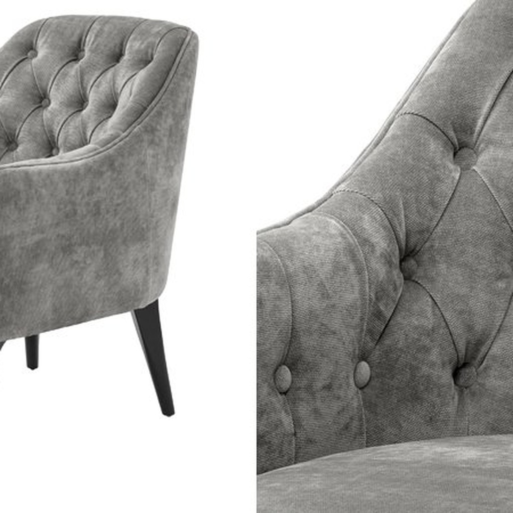 Кресло Eichholtz Chair Cyrus Grey
