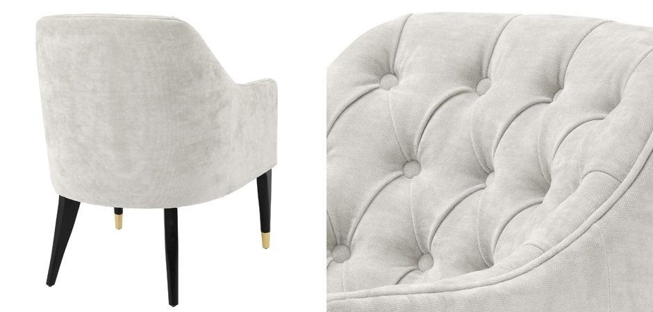 Кресло Eichholtz Chair Cyrus Sand