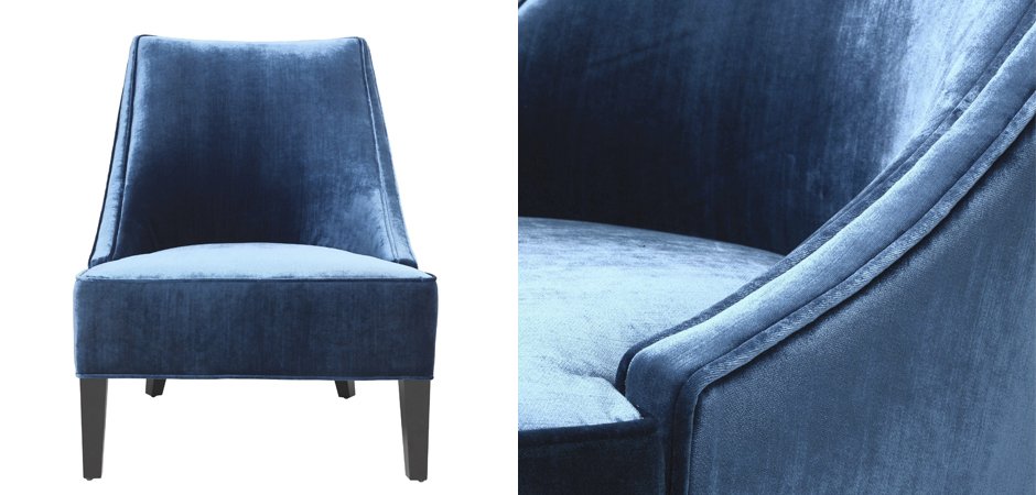 Кресло Eichholtz Chair Dulwich Blue