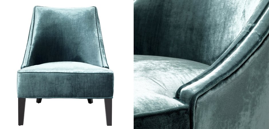 Кресло Eichholtz Chair Dulwich Turquoise