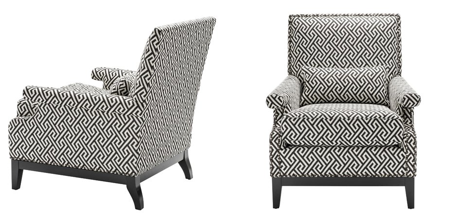 Кресло Eichholtz Chair Goldoni Black