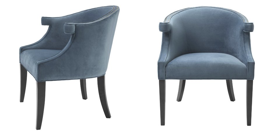 Кресло Eichholtz Chair Margaux blue