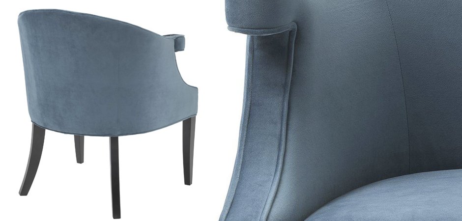 Кресло Eichholtz Chair Margaux blue