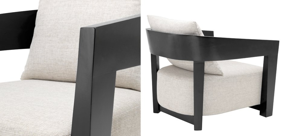 Кресло Eichholtz Chair Rubautelli Black