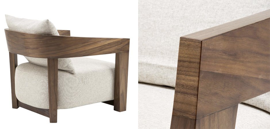 Кресло Eichholtz Chair Rubautelli Walnut