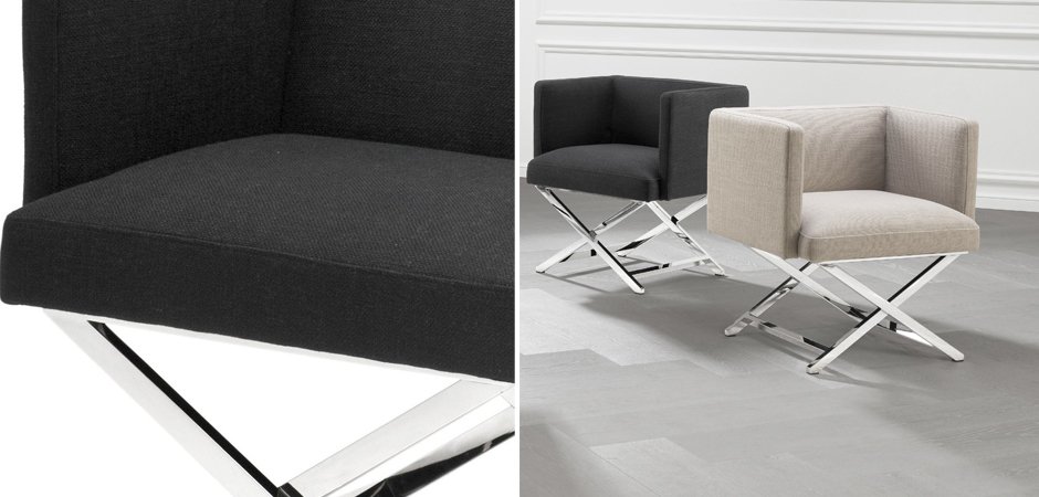 Кресло Eichholtz Chair Dawson Black