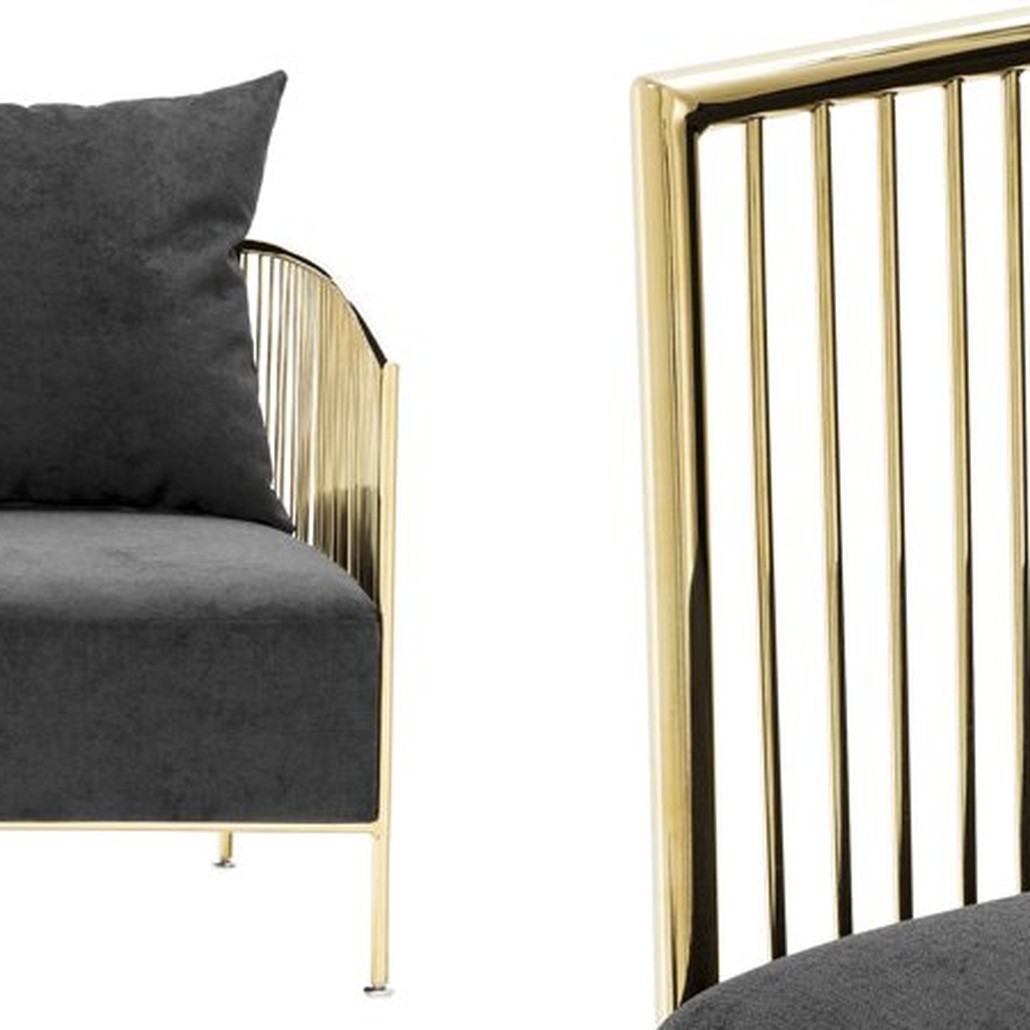 Кресло Eichholtz Chair Knox Gold