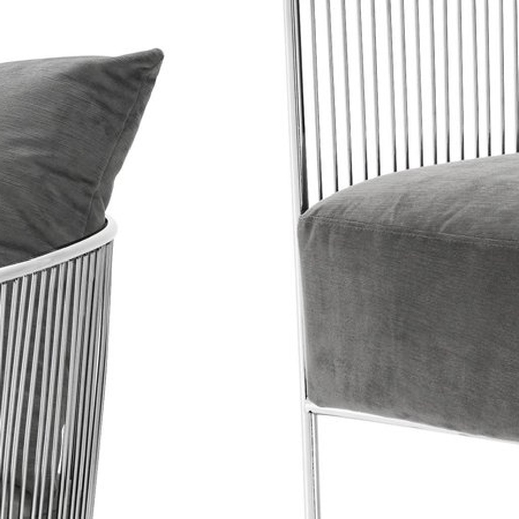 Кресло Eichholtz Chair Knox Stainless Steel