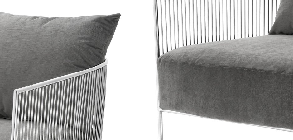 Кресло Eichholtz Chair Knox Stainless Steel