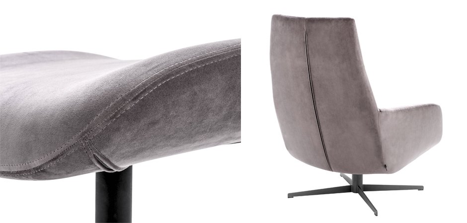 Кресло Eichholtz Swivel Chair & Ottoman Nautilus