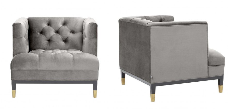 Кресло Eichholtz Chair Castelle Grey