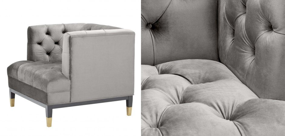 Кресло Eichholtz Chair Castelle Grey