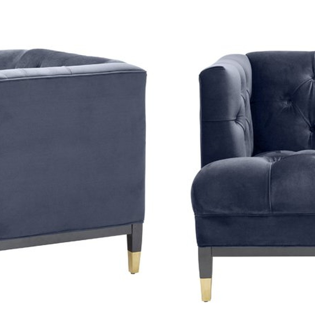 Кресло Eichholtz Chair Castelle Blue