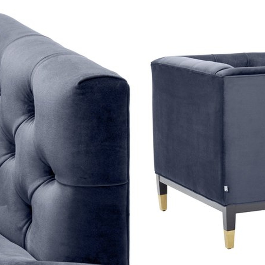 Кресло Eichholtz Chair Castelle Blue