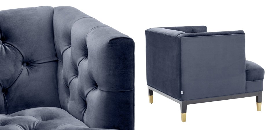 Кресло Eichholtz Chair Castelle Blue